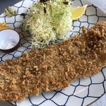 東館山東京湾 太刀魚料理専門店 刀家 - 太刀魚フライ定食 Ｍサイズ 
                                1,780円(内税)←超オススメ！！
                                ※2018.05