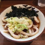 吉田のうどん 月見里 - ランチセット(わかめうどん)