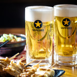 Sapporo draft beer black label <barrel draft> -Drought bear-