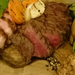 エルビーシックス - 季節のグリル野菜と平井豚とエイジングビーフ