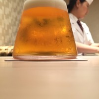 鮨 千陽 - 生ビール（¥500）