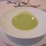 レストラン シェ・オカ - グリーンピースのスープ