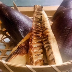 和旬菜と地酒　よし都みやこの　離れ - 破竹の炙り醤油