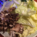 ちゃおず - しゃぶしゃぶの野菜盛り