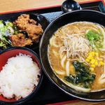 得得 - 選べる唐揚げランチ（ミソ味、白ごはん）