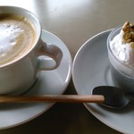 CAFE GATI - カフェラテと胡麻プリン