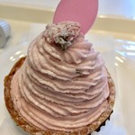 カフェ・ディ・フェスタ - 桜あんのモンブラン 2017/03/21