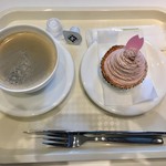 カフェ・ディ・フェスタ - 桜あんのモンブラン 2017/03/21