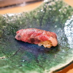 鮨松榮 - 常陸牛熟成ランプ炙り