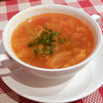 ビストロ アオキ - 本日のスープ（キャベツのトマトスープ）