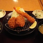 かつ時 - ヒレカツ・海老フライランチ