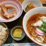 Kisetsu Ryouri Shin - Aランチ、ラーメン、炊き込みご飯に本日の一品800円（税込）