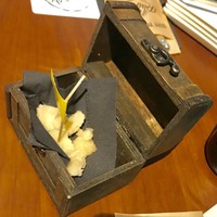 パージナ イタリアン ファイアワークス プラス カフェ ～薪焼きイタリアンとワイン～ - 宝箱に入ったコペルト¥300のチーズ