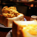 アメリカン - 圧倒的物量のタマゴサンド。