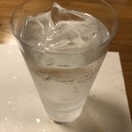 鰻はし本 - 大和桜のソーダ割り