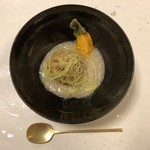 鰻はし本 - 鰻のベビーコーン巻き揚げの椀