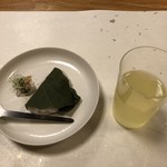 鰻はし本 - 柏餅と一保堂のお茶