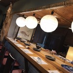 三笠鮨 - お店の中