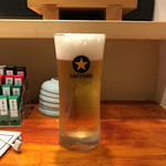 鮨屋とんぼ - 生ビール