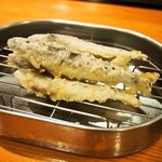 すし処 錦 - 小鮎 天ぷら