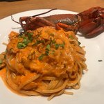 オステリア オルト - オマール海老のトマトクリームリングイネ