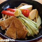 手打うどん 松屋 - 冷やしきつね