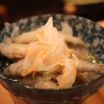 タラちゃんイクラちゃんドラちゃん - わかさぎの南蛮漬け