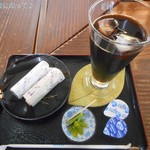 アイスコーヒー＋観音もなか