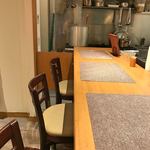 オステリア オルト - カウンター席