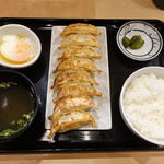 Gyouza sakaba tsutsumu - 焼餃子定食（ご飯おかわり無料）　830円