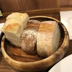 シエロ - 自家製パンの盛り合わせ