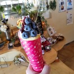 こみちのケーキ屋さん Mako - 「こみちのクレープ (500円)」