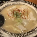 食楽処すみか - 水炊きダシの炊き餃子 ¥790+tax