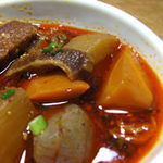 Spicy stew of beef tendon and short ribs