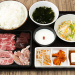 B set meal [tax included price] 1250 yen