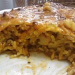 神戸甘辛カレー きてたもんせ - ドライカレーオムライス　断面