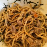 中華そば まるたけ - 油そば お酢とラー油をかけてみた