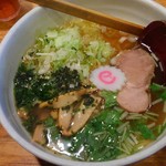 会津ラーメン 和 - 青じそラーメン×刻みネギ