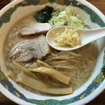 特麺コツ一丁ラーメン - ラーメン　ラーメン 700円 麺少なめ ニンニク アブラ多めで