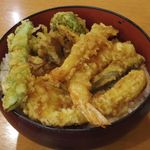 天ぷら 阿部 - 上天丼 1,500円