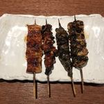 浅草うな鐵 - 鰻串4種セット