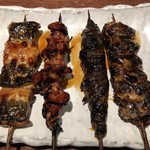 浅草うな鐵 - 鰻串4種セット