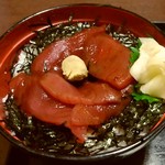 割烹若新 - 鉄火丼(ご飯大盛)