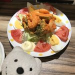 炭火鶏串カツ みなみ - みなみサラダ Minami Salad at Sumibidori Kushikatsu Minami, Kyoto！♪☆(*^o^*)