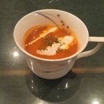 インド料理 ショナ・ルパ - トマトスープ、超絶においしいです