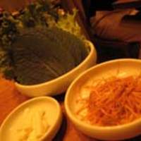 水剌間 恵比寿本店 - プルコギの付け合せ