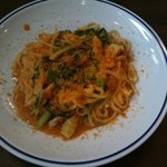 trattoria kappa - 鯛のからすみを添えた野菜とフレッシュトマトのソース