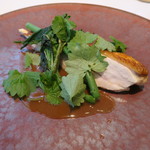 プレヴナンス - 30年5月　カキドオシ　ゴマナ　ホンシオデまたはオオナルコユリ　川俣軍鶏