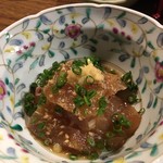 安呑 - ★りゅうきゅう すり胡麻醤油タレにおろし生姜