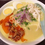 エーヤナディーキッチン - 「オンノウカオスェ(ココナッツラーメン)」(800円)